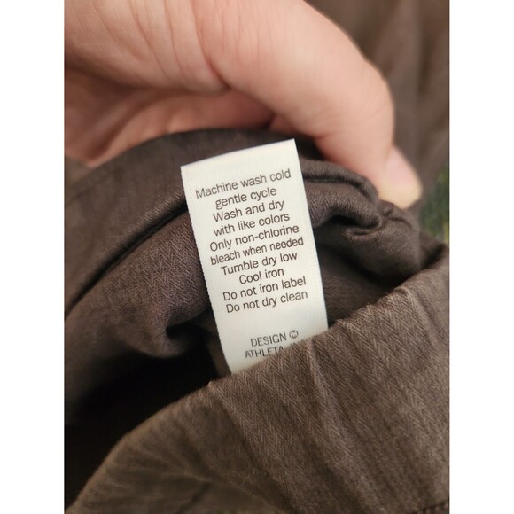 Athleta Women's Taupe Brown Hooded Utility Jacket Size Small - Picture 8 of 10